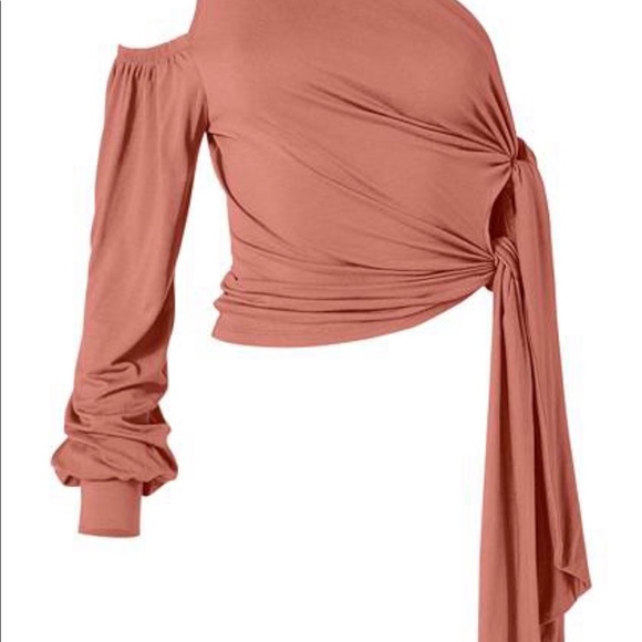 NIP VENUS cold shoulder side tie top - Picture 4 of 11